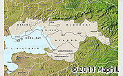 Shaded Relief Map of KISUMU, satellite outside
