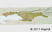Satellite Panoramic Map of KISUMU, lighten