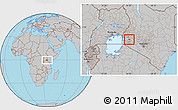Gray Location Map of UPPER NYAKACH