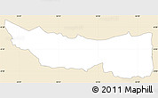 Classic Style Simple Map of UPPER NYAKACH, single color outside