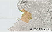 Satellite 3D Map of NYATIKE, lighten, semi-desaturated
