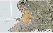 Satellite 3D Map of NYATIKE, semi-desaturated