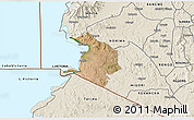 Satellite 3D Map of NYATIKE, shaded relief outside