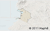 Shaded Relief 3D Map of NYATIKE, lighten