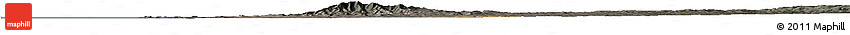 Satellite Horizon Map of NYATIKE, darken, semi-desaturated