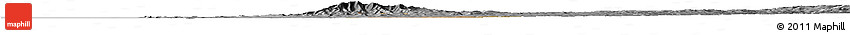 Satellite Horizon Map of NYATIKE, desaturated
