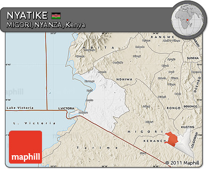 Classic Style Map of NYATIKE