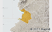 Physical Map of NYATIKE, lighten, semi-desaturated