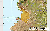 Physical Map of NYATIKE, satellite outside