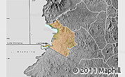 Satellite Map of NYATIKE, desaturated