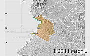 Satellite Map of NYATIKE, lighten, desaturated