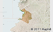 Satellite Map of NYATIKE, lighten