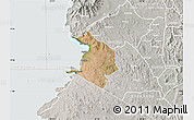 Satellite Map of NYATIKE, lighten, semi-desaturated