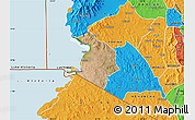 Satellite Map of NYATIKE, political outside