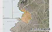 Satellite Map of NYATIKE, semi-desaturated