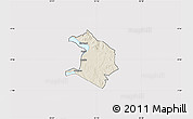 Shaded Relief Map of NYATIKE, cropped outside