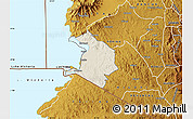Shaded Relief Map of NYATIKE, physical outside