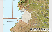 Shaded Relief Map of NYATIKE, satellite outside