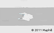 Gray Panoramic Map of NYATIKE, single color outside