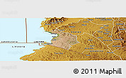 Satellite Panoramic Map of NYATIKE, physical outside