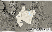 Shaded Relief 3D Map of MOGOTIO, darken