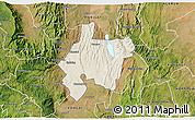 Shaded Relief 3D Map of MOGOTIO, satellite outside