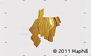 Physical Map of MOGOTIO, cropped outside