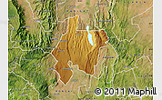 Physical Map of MOGOTIO, satellite outside