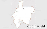 Classic Style Simple Map of MOGOTIO, cropped outside