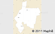 Classic Style Simple Map of MOGOTIO, single color outside