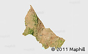 Satellite 3D Map of NGINYANG, single color outside