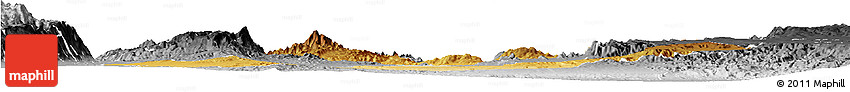 Physical Horizon Map of NGINYANG, desaturated