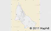 Classic Style Map of NGINYANG, single color outside