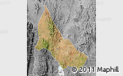 Satellite Map of NGINYANG, desaturated