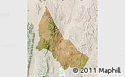 Satellite Map of NGINYANG, lighten