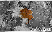 Physical 3D Map of RAVINE, desaturated