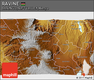 Physical 3D Map of RAVINE