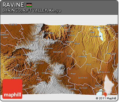 Physical 3D Map of RAVINE