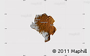 Physical Map of RAVINE, cropped outside
