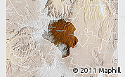Physical Map of RAVINE, lighten