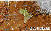 Satellite 3D Map of BOMET, physical outside