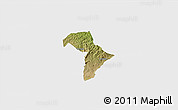 Satellite 3D Map of BOMET, single color outside