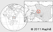 Blank Location Map of TOT, highlighted country, highlighted parent region