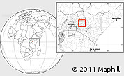 Blank Location Map of TOT, highlighted parent region, within the entire country