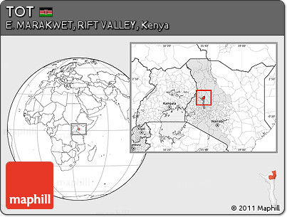 Blank Location Map of TOT, highlighted parent region, highlighted grandparent region