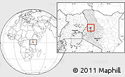 Blank Location Map of TOT, highlighted parent region, highlighted grandparent region