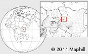 Blank Location Map of TOT, highlighted parent region