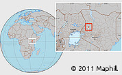 Gray Location Map of TOT, highlighted parent region