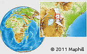 Physical Location Map of TOT, highlighted grandparent region, within the entire country