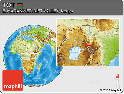 Physical Location Map of TOT, highlighted parent region